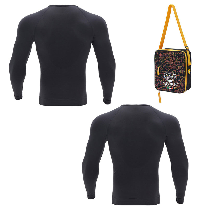 Pack 2 Camisetas Termica Primera Capa Microfibra Hombre+Bolso Regalo