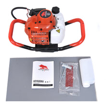 Cargar imagen en el visor de la galería, Barreno ahoyador a Gasolina 2HP 41,5cc con brocas de 100-150-200mm