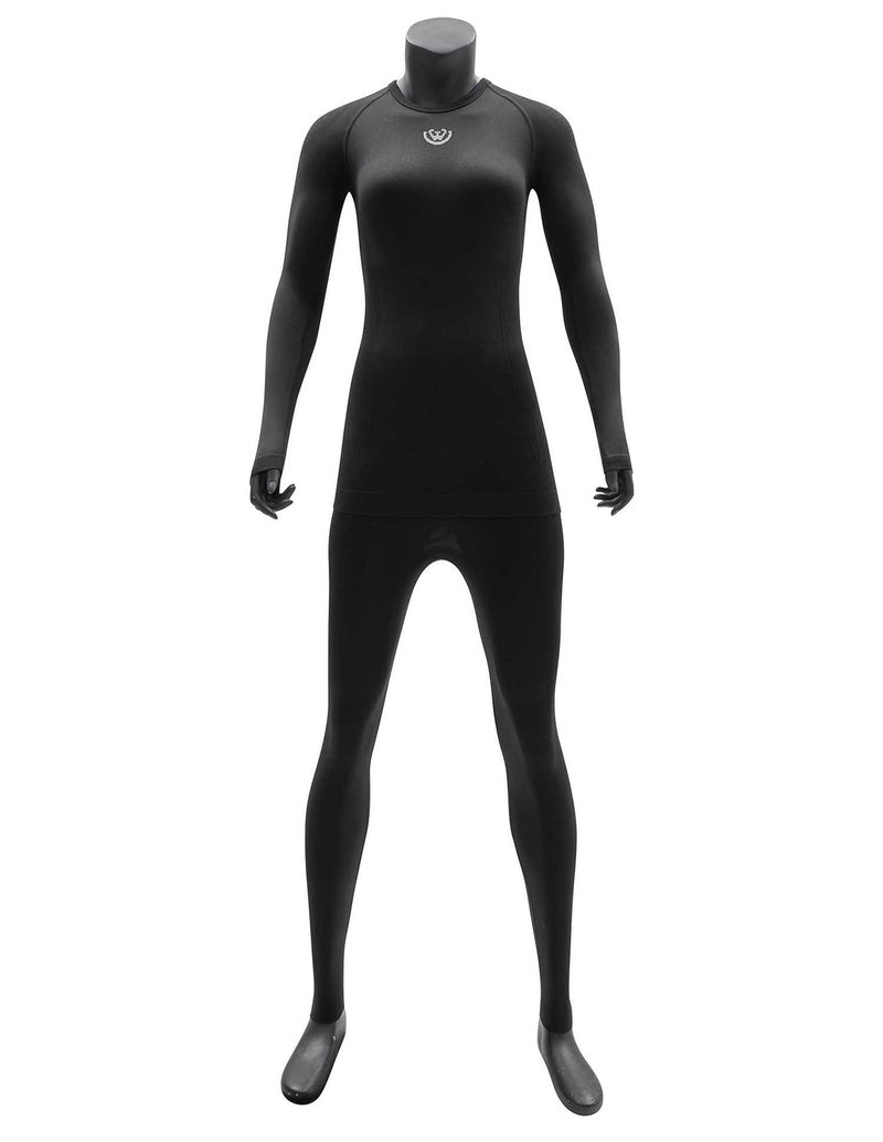Pack de Camiseta y Calza Deportiva Primera Capa Microfibra Mujer