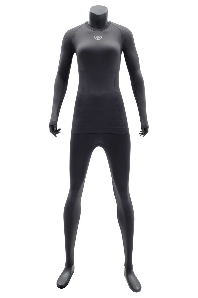 Pack de Camiseta y Calza Deportiva Primera Capa Microfibra Mujer
