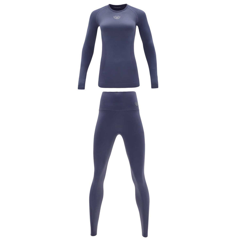 Pack de Camiseta y Calza Deportiva Primera Capa Microfibra Mujer