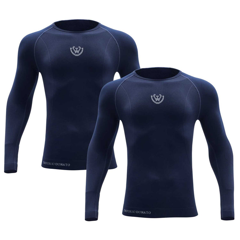 Pack de 2 Camisetas Termica Primera Capa Microfibra Hombre