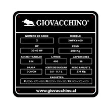 Cargar imagen en el visor de la galería, Fumigadora De Barra Hidraulica Pulverizador 400L 8mts 30a40HP Tractor Giovacchino