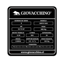 Cargar imagen en el visor de la galería, Fumigadora De Barra Hidraulica Pulverizador 800L 12mts 50a70HP Tractor Giovacchino