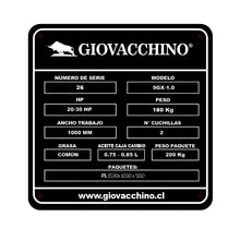 Cargar imagen en el visor de la galería, Rana Desmalezadora Agricola De 1,0mts 20a30HP Tractor Giovacchino