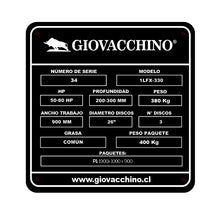 Cargar imagen en el visor de la galería, Arado Discos De Levante 3X 26Pulgadas 8mm 50a80HP Tractor Giovacchino