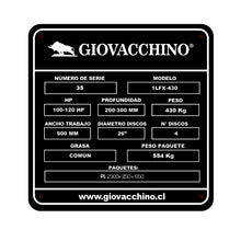 Cargar imagen en el visor de la galería, Arado Discos De Levante 4X 26Pulgadas 8mm 100a120HP Tractor Giovacchino
