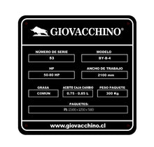 Cargar imagen en el visor de la galería, Rana Desmalezadora Interfilas Agricola De 2,1mts 50a80HP Tractor Giovacchino