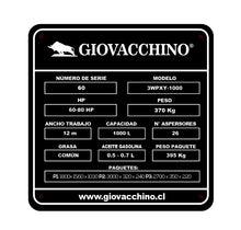 Cargar imagen en el visor de la galería, Fumigadora De Barra Hidraulica Pulverizador 1000L 12mts 60a80HP Tractor Giovacchino