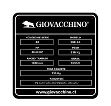 Cargar imagen en el visor de la galería, CORTADORA DE BARRA DE HOZ - 1,6mts 40-60HP