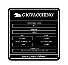 Cargar imagen en el visor de la galería, Segadora de barra Corta Pasto Alfalfa 2,1mts 50a70HPTractor Giovacchino