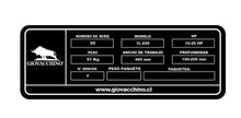 Cargar imagen en el visor de la galería, Arado Vertedera De Levante 2X Puntas 15a25HP Tractor Giovacchino
