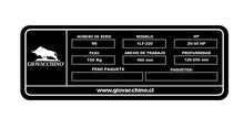 Cargar imagen en el visor de la galería, Arado Vertedera Reversible Hidráulica 2X Puntas 20a30HP Tractor Giovacchino