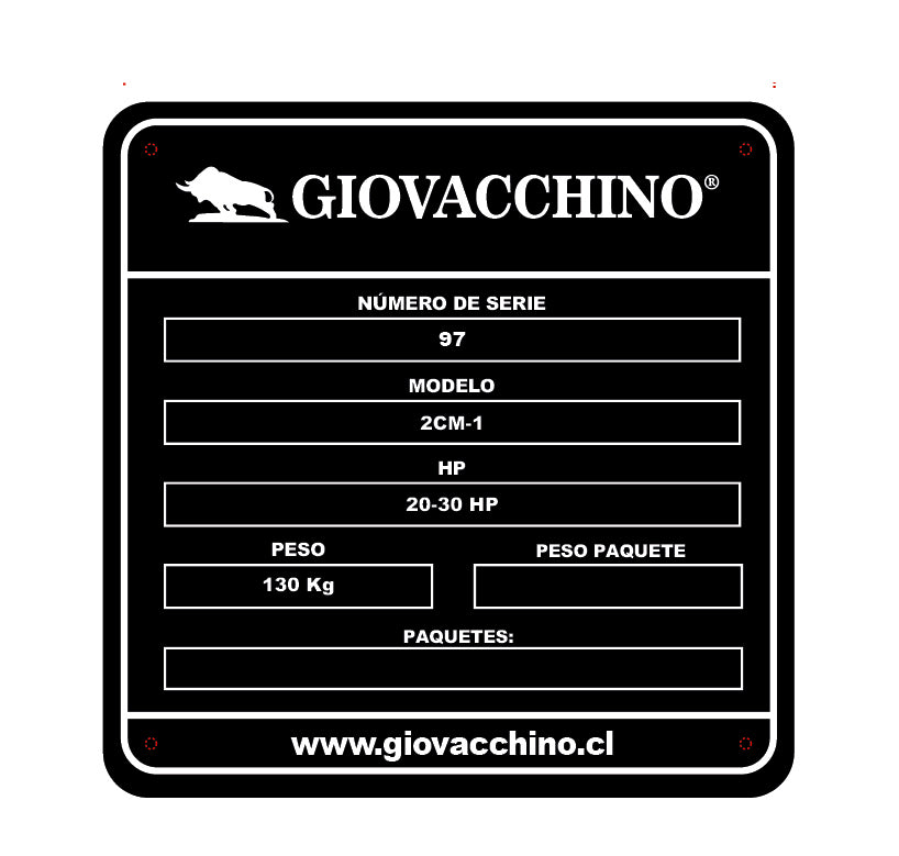 Sembradora Plantadora De Papas Caja Abono 1 Hileras 20a30HP Tractor Giovacchino