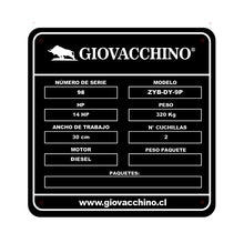 Cargar imagen en el visor de la galería, Chipeadora Trituradora De Ramas Palos A Control Remoto 14HP Giovacchino
