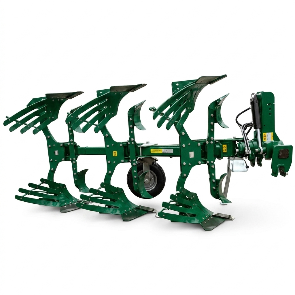 Arado Vertedera Reversible Hidraulico 3X Puntas 100a120HP Tractor Giovacchino